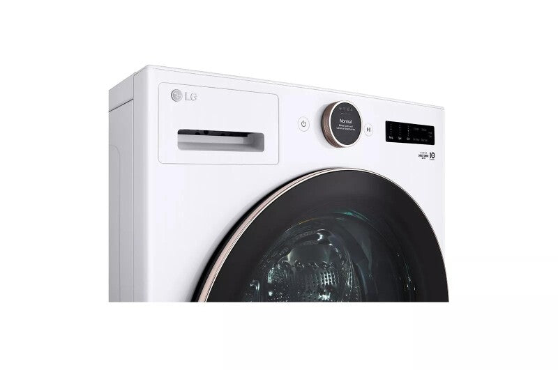 LG 5.0 cu. ft. Mega Capacity Smart Front Load Washer with TurboWash® 360° and AI DD® Built-In Intelligence - White (WM6500HWA)