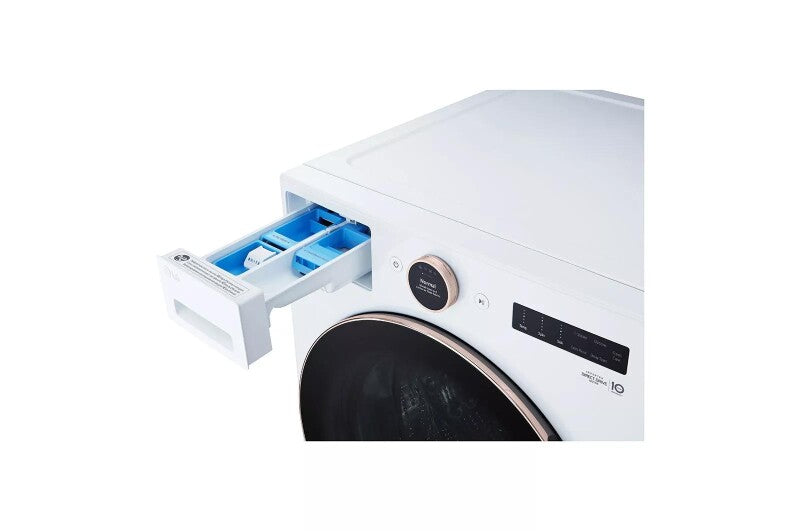 LG  5.0 Cu. Ft. Mega Capacity Smart Front Load Energy Star Washer With Turbowash® 360° And Ai Dd® Built-in Intelligence - White (WM6500HWA)