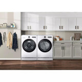 LG 5.0 cu. ft. Mega Capacity Smart Front Load Washer with TurboWash® 360° and AI DD® Built-In Intelligence - White (WM6500HWA)