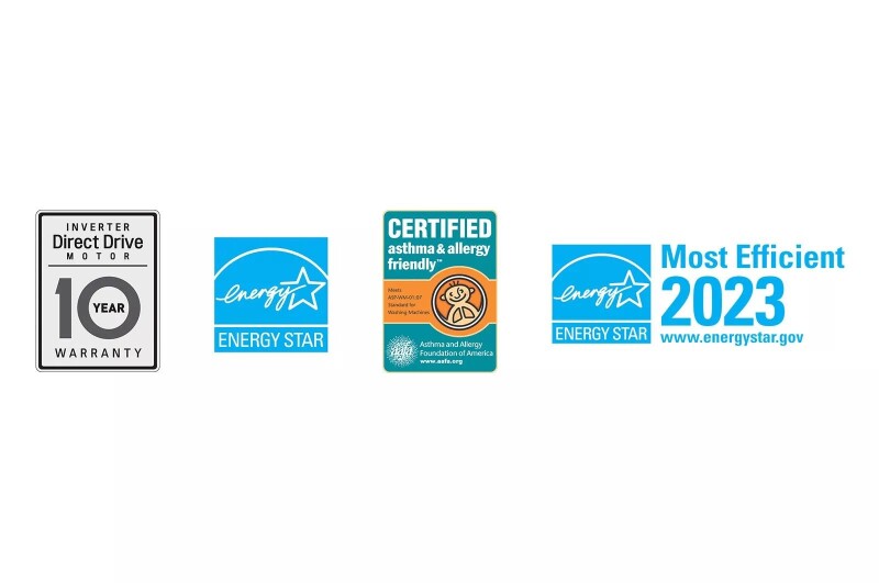 LG  5.0 cu. ft. Mega Capacity Smart Front Load Washer with TurboWash® 360° and AI DD® Built-In Intelligence - White (WM6500HWA)