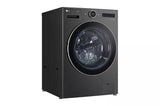 LG 5.0 cu. ft. Mega Capacity Smart Front Load Washer with AI DD® 2.0 Built-In Intelligence & TurboWash® 360° - Black Steel (WM6700HBA)