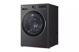 LG  5.0 Cu. Ft. Mega Capacity Smart Front Load Washer With Ai Dd® 2.0 Built-in Intelligence & Turbowash® 360° - Black Steel (WM6700HBA)