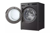 LG  5.0 Cu. Ft. Mega Capacity Smart Front Load Washer With Ai Dd® 2.0 Built-in Intelligence & Turbowash® 360° - Black Steel (WM6700HBA)