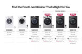LG  5.0 cu. ft. Mega Capacity Smart Front Load Washer with AI DD® 2.0 Built-In Intelligence & TurboWash® 360° -  (WM6700HBA)
