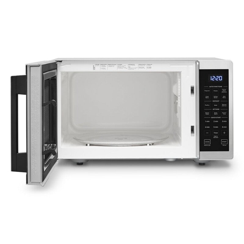 WHIRLPOOL 0.9 Cu. Ft. Capacity Countertop Microwave with 900 Watt Cooking Power - Heritage Stainless Steel (WMC30309LS)