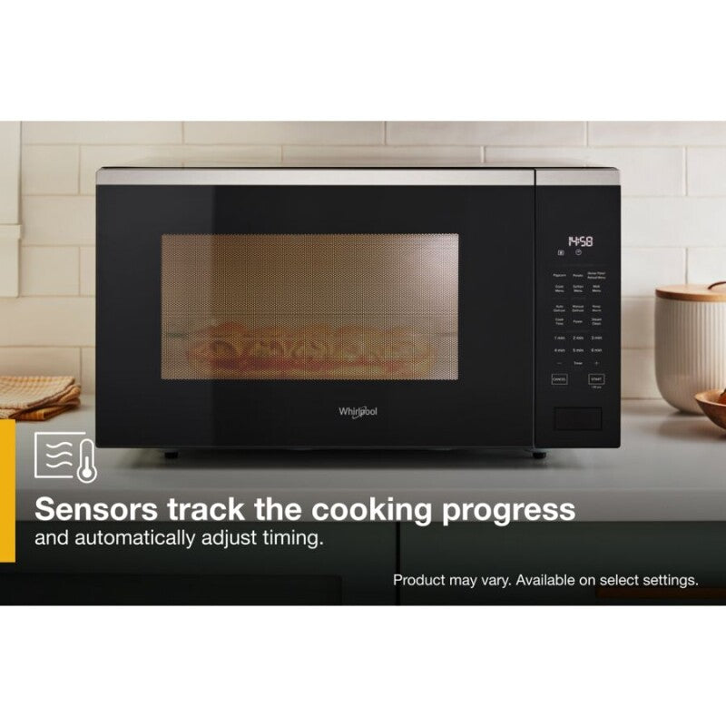 WHIRLPOOL 1.6 cu. ft. Sensor Cooking Microwave - Fingerprint Resistant Stainless Steel (WMCS7022PZ)