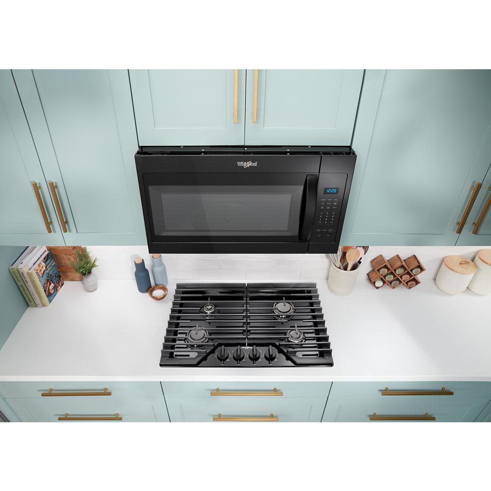 Whirlpool 1.7 cu. ft. Microwave Hood Combination with Electronic Touch Controls - Black (WMH31017HB)