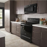 Whirlpool 1.7 cu. ft. Microwave Hood Combination with Electronic Touch Controls - Black (WMH31017HB)