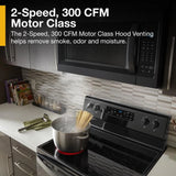 WHIRLPOOL  WHIRLPOOL OVEN MICRO HOOD - Black (WMH31017HB)