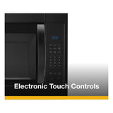 Whirlpool 1.7 cu. ft. Microwave Hood Combination with Electronic Touch Controls - Black (WMH31017HB)