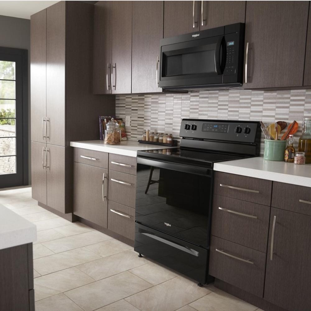 Whirlpool 1.7 cu. ft. Microwave Hood Combination with Electronic Touch Controls - Black (WMH31017HB)