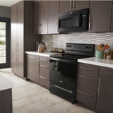 Whirlpool 1.7 cu. ft. Microwave Hood Combination with Electronic Touch Controls - Black (WMH31017HB)