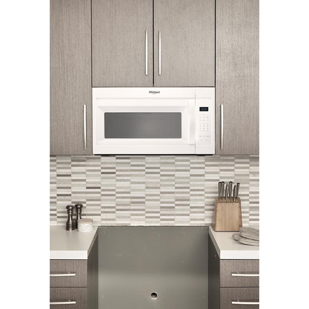 Whirlpool 1.7 cu. ft. Microwave Hood Combination with Electronic Touch Controls - White (WMH31017HW)