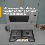Whirlpool 1.7 cu. ft. Microwave Hood Combination with Electronic Touch Controls - White (WMH31017HW)