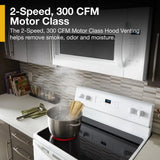 WHIRLPOOL  1.7 cu. ft. Microwave Hood Combination with Electronic Touch Controls - White (WMH31017HW)