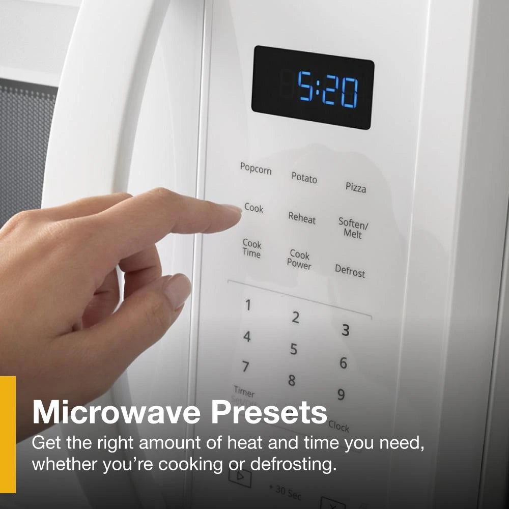 WHIRLPOOL  1.7 cu. ft. Microwave Hood Combination with Electronic Touch Controls - White (WMH31017HW)