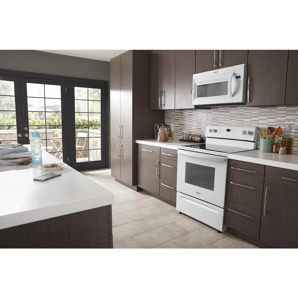 Whirlpool 1.7 cu. ft. Microwave Hood Combination with Electronic Touch Controls - White (WMH31017HW)