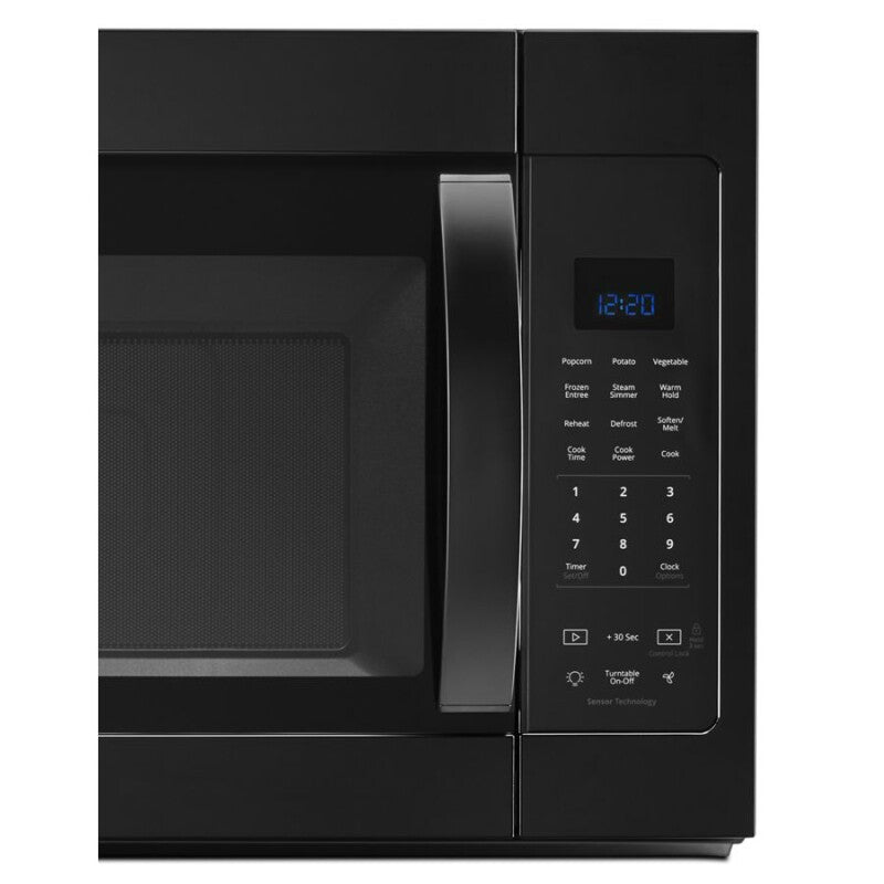 WHIRLPOOL 1.9 cu. ft. Capacity Steam Microwave with Sensor Cooking - Black (WMH32519HB)