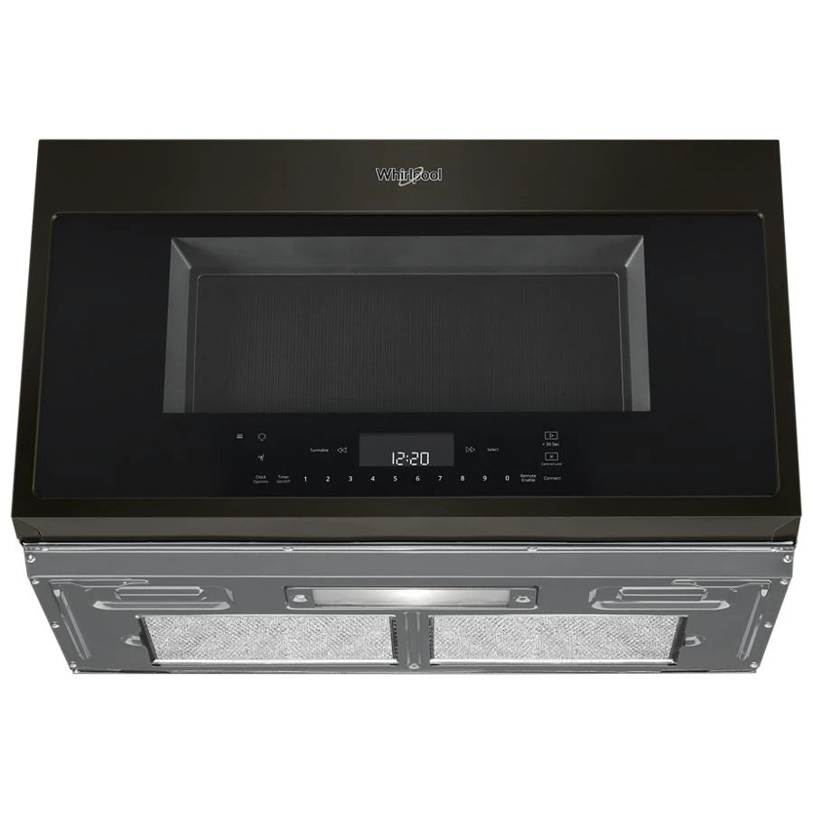 Whirlpool  1.9 Cu. Ft. Smart Over-the-range Microwave With Scan-to-cook Technology - Black Stainless (WMH78019HV)