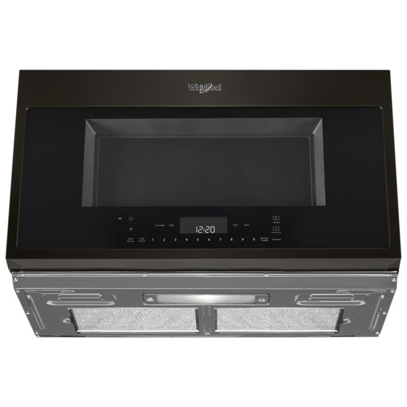 WHIRLPOOL 1.9 cu. ft. Smart Over-the-Range Microwave with Scan-to-Cook technology - Black Stainless (WMH78019HV)