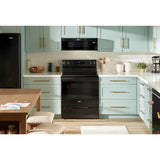 WHIRLPOOL  1.1 cu. ft. Low Profile Microwave Hood Combination - Black (WML55011HB)