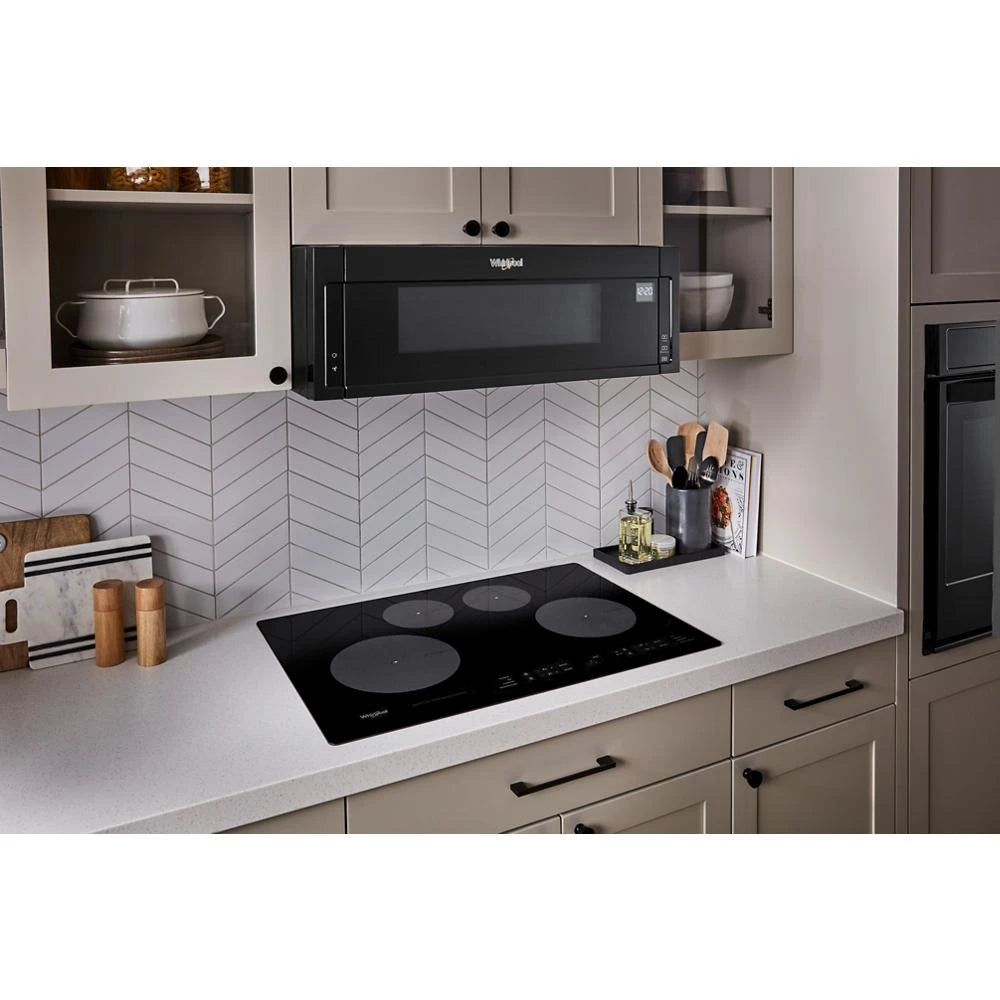 WHIRLPOOL  1.1 cu. ft. Low Profile Microwave Hood Combination - Black (WML55011HB)