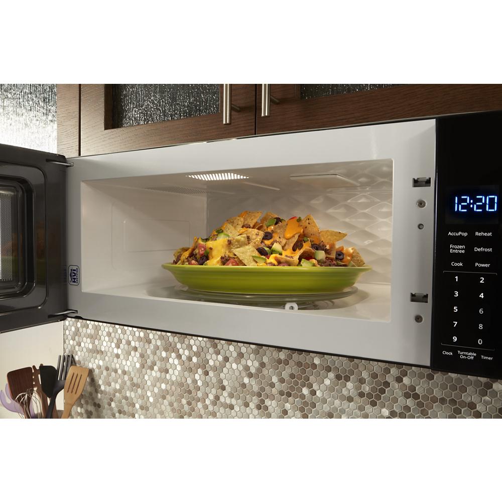 Whirlpool 1.1 cu. ft. Low Profile Microwave Hood Combination - Black-on-Stainless (WML55011HS)