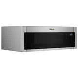 Whirlpool 1.1 cu. ft. Low Profile Microwave Hood Combination - Black-on-Stainless (WML55011HS)