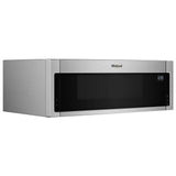 WHIRLPOOL  1.1 cu. ft. Low Profile Microwave Hood Combination - Black-on-Stainless (WML55011HS)