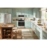WHIRLPOOL  1.1 cu. ft. Low Profile Microwave Hood Combination - Black-on-Stainless (WML55011HS)