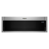 Whirlpool  1.1 cu. ft. Low Profile Microwave Hood Combination - Black-on-Stainless (WML55011HS)