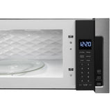 WHIRLPOOL  1.1 cu. ft. Low Profile Microwave Hood Combination - Black-on-Stainless (WML55011HS)