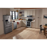 WHIRLPOOL  1.1 cu. ft. Low Profile Microwave Hood Combination - Black-on-Stainless (WML55011HS)