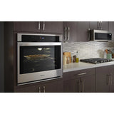 WHIRLPOOL  1.1 cu. ft. Low Profile Microwave Hood Combination - Black-on-Stainless (WML55011HS)