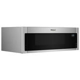 Whirlpool 1.1 cu. ft. Low Profile Microwave Hood Combination - Black-on-Stainless (WML55011HS)