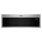 Whirlpool 1.1 cu. ft. Low Profile Microwave Hood Combination - Black-on-Stainless (WML55011HS)