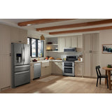 Whirlpool 1.1 cu. ft. Low Profile Microwave Hood Combination - Black-on-Stainless (WML55011HS)