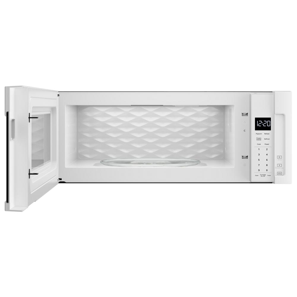 Whirlpool 1.1 cu. ft. Low Profile Microwave Hood Combination - White (WML55011HW)