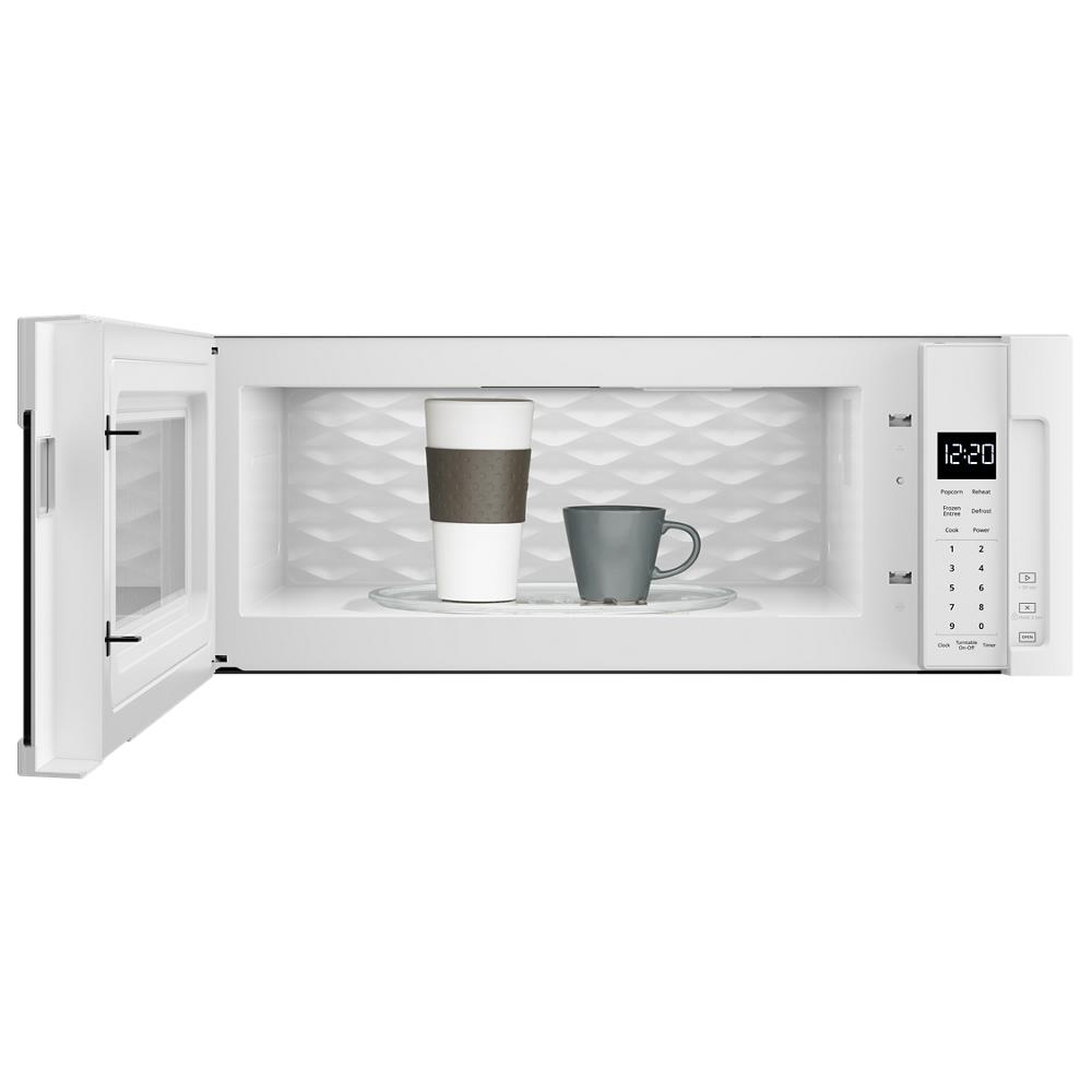 Whirlpool 1.1 cu. ft. Low Profile Microwave Hood Combination - White (WML55011HW)