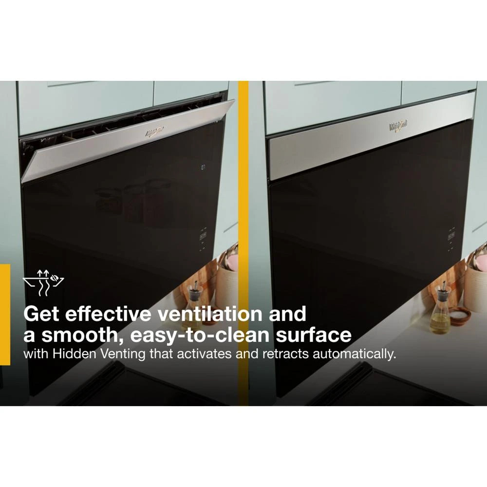 Whirlpool  1.1 Cu. Ft. Flush Mount Microwave with Turntable-Free Design - Fingerprint Resistant Stainless Steel (WMMF5930PZ)