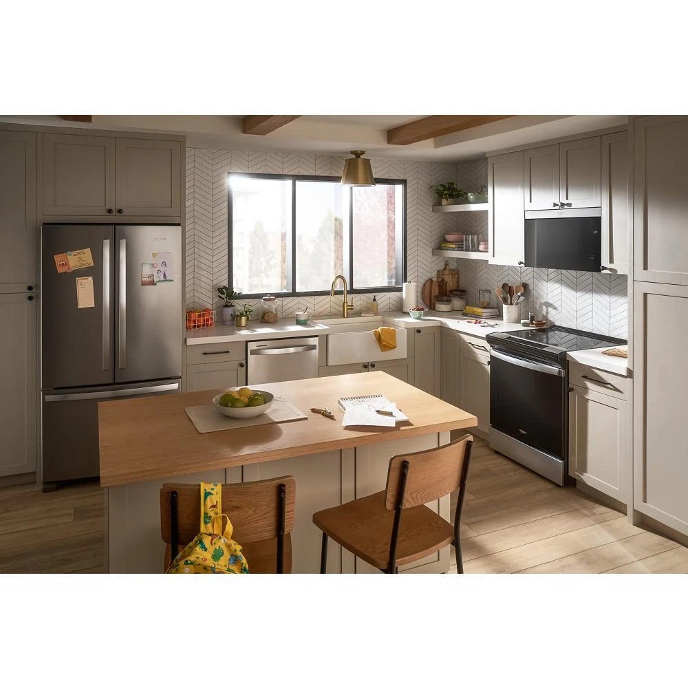 Whirlpool  1.1 Cu. Ft. Flush Mount Microwave with Turntable-Free Design - Fingerprint Resistant Stainless Steel (WMMF5930PZ)