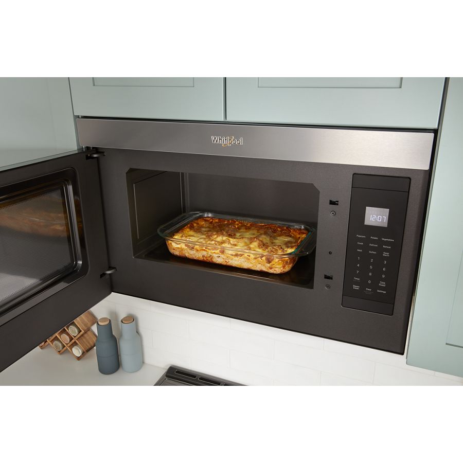 WHIRLPOOL  1.1 Cu. Ft. Flush Mount Microwave with Turntable-Free Design - Fingerprint Resistant Stainless Steel (WMMF5930PZ)