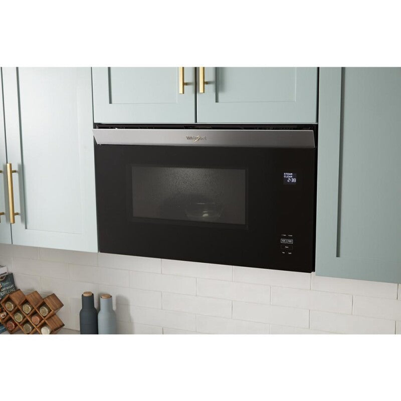 Whirlpool 1.1 Cu. Ft. Flush Mount Microwave with Turntable-Free Design - Fingerprint Resistant Stainless Steel (WMMF5930PZ)