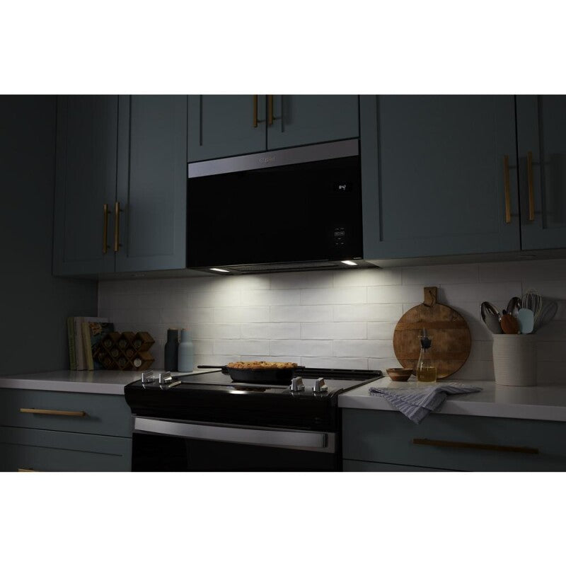 Whirlpool 1.1 Cu. Ft. Flush Mount Microwave with Turntable-Free Design - Fingerprint Resistant Stainless Steel (WMMF5930PZ)