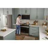 Whirlpool 1.1 Cu. Ft. Flush Mount Microwave with Turntable-Free Design - Fingerprint Resistant Stainless Steel (WMMF5930PZ)