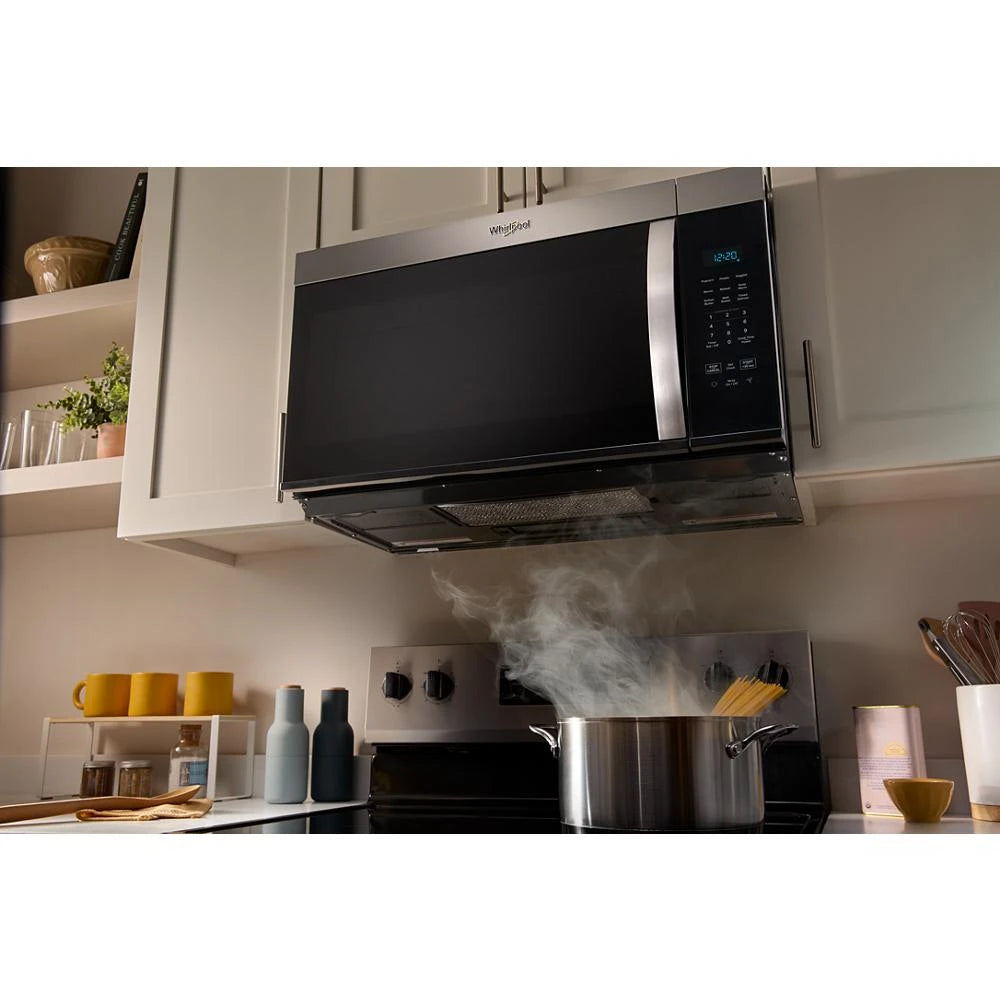 WHIRLPOOL  30-inch Wide Over the Range Microwave - 1.7 cu. ft. - Fingerprint Resistant Stainless Steel (WMMS3130RZ)