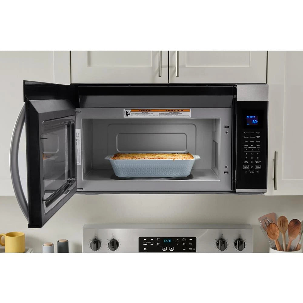 WHIRLPOOL  30-inch Wide Over the Range Microwave - 1.7 cu. ft. - Fingerprint Resistant Stainless Steel (WMMS3130RZ)