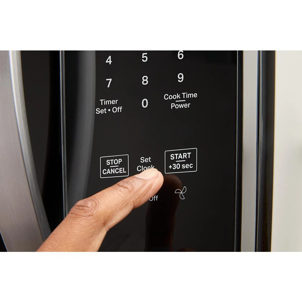 WHIRLPOOL  30-inch Wide Over the Range Microwave - 1.7 cu. ft. - Fingerprint Resistant Stainless Steel (WMMS3130RZ)