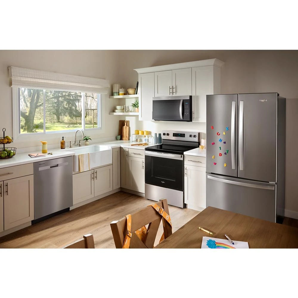WHIRLPOOL  30-inch Wide Over the Range Microwave - 1.7 cu. ft. - Fingerprint Resistant Stainless Steel (WMMS3130RZ)