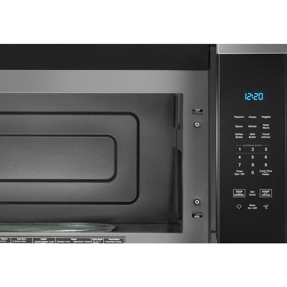 WHIRLPOOL  30-inch Wide Over the Range Microwave - 1.7 cu. ft. - Fingerprint Resistant Stainless Steel (WMMS3130RZ)